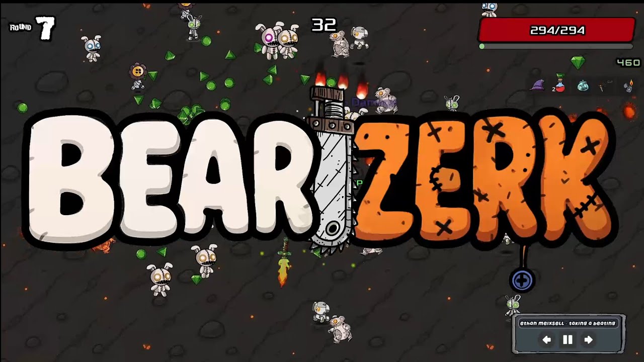 Bearzerk Early Access Gameplay Trailer | Action Roguelike, Auto-shooter, Indie Game