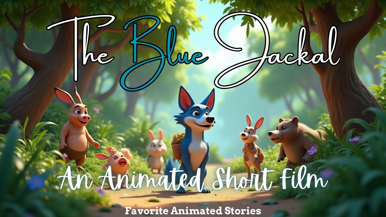 The Blue Jackal (A Moral Story) | An Animated Short Film