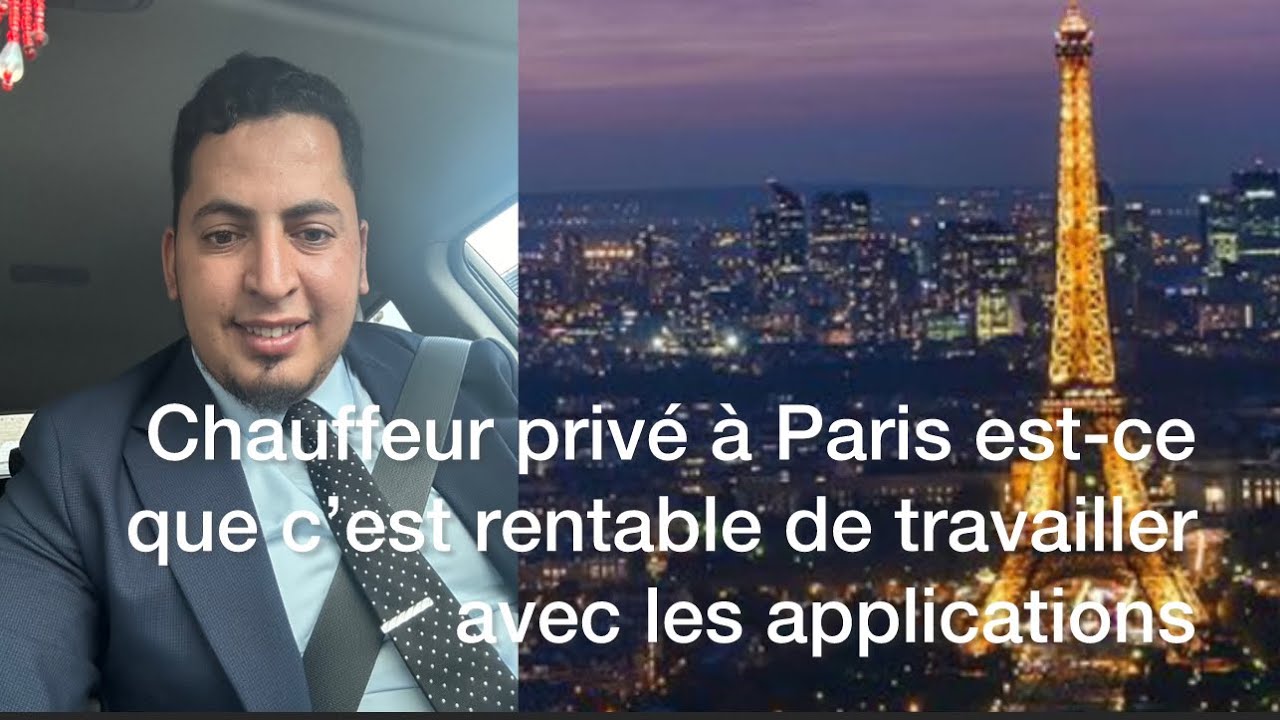 Chauffeur  privé à paris est-ce que c’est rentable de travailler avec les applications.
