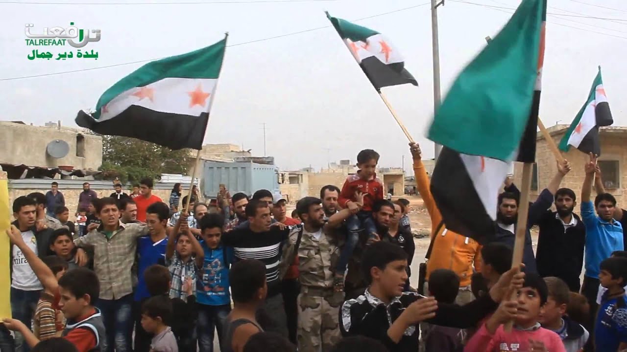 شام ريف حلب دير جمال مظاهرات في جمعة الجيش الحر أنت الأمل 23 10 2015 جـ1
