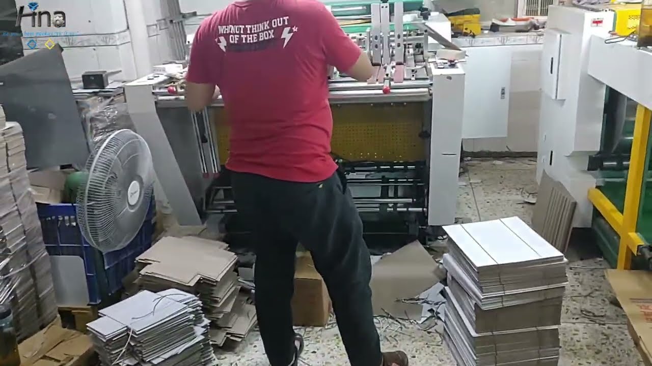 Automatic grooving machine running well in customer's factory/Автоматическая долбежная машина