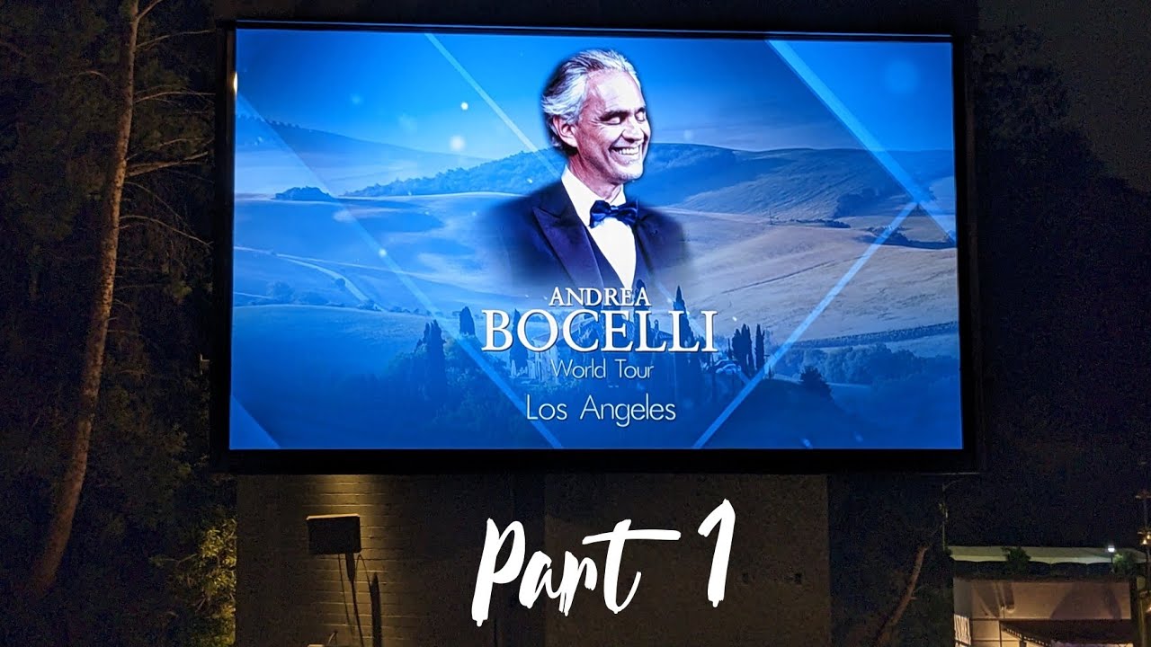 ANDREA BOCELLI, Hollywood Bowl ... 05.09.23 ( Part 1)