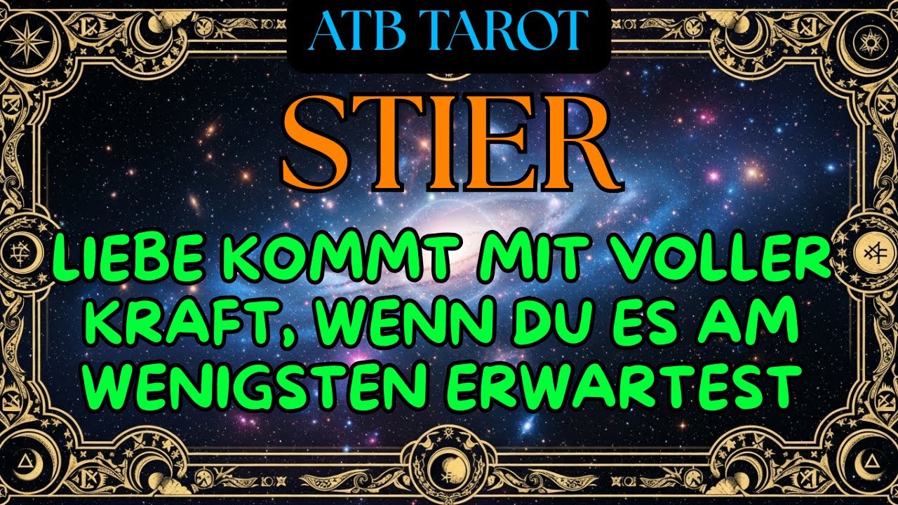 STIER: 1 Person, deren Name mit A oder B oder J oder V beginnt, wird Reichtum in dein Leben bringen