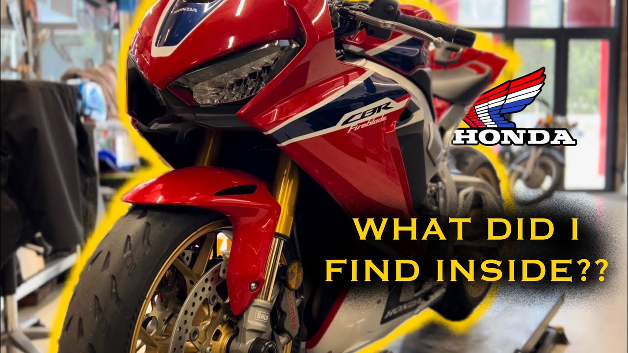 Замена натяжителя цепи кулачка FIREBLADE с неожиданной находкой! | День из жизни