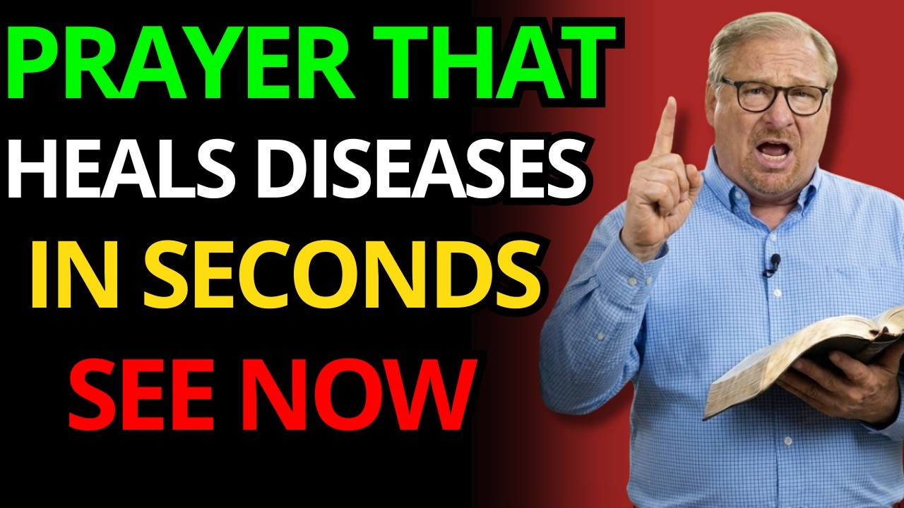 Pastor Rick warns: This prayer instantly heals what afflicts you.
