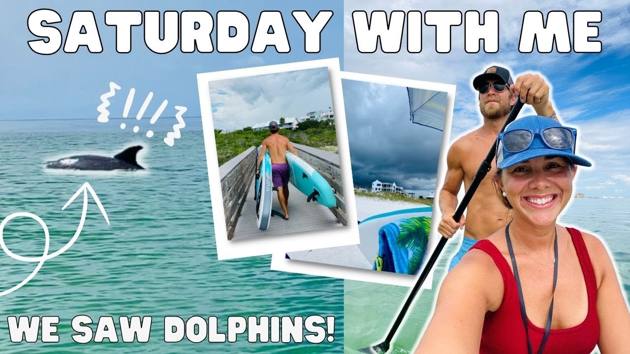 SATURDAY WITH ME Vlog | Stand Up Paddle Boarding | Florida Beach VLOG