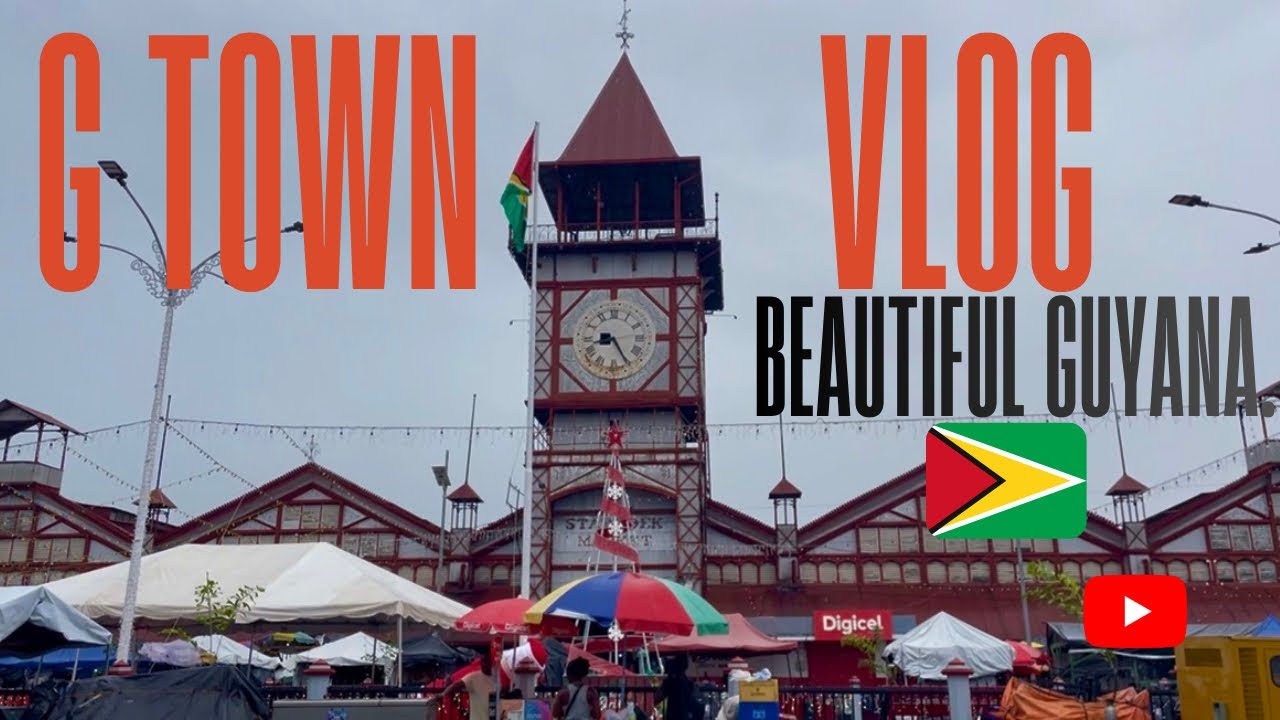 INDIAN vlogger in Georgetown Guyana🇬🇾 | Starbroek Market we going 🇬🇾 Part 1