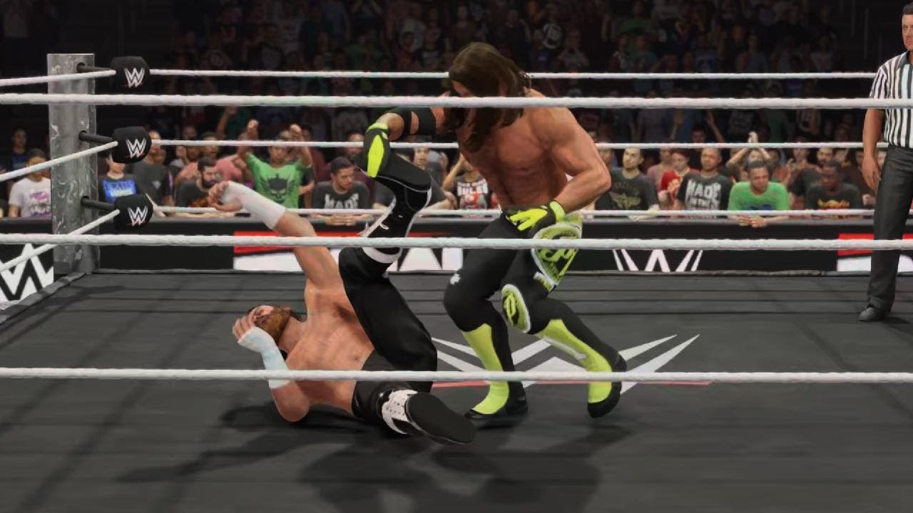 Sami Zayn Vs AJ Styles WWE Title Match 2K25