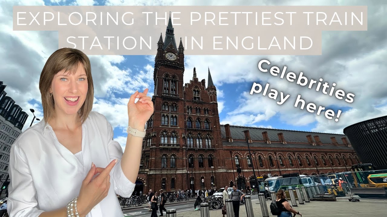LONDON St PANCRAS Train Station 🇬🇧 Shopping, Dining & Famous People