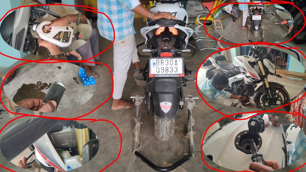 First service of Bajaj pulsar Ns 400 | part = 2  |servicing of bike | #bike #sportsbike #vlogvideo