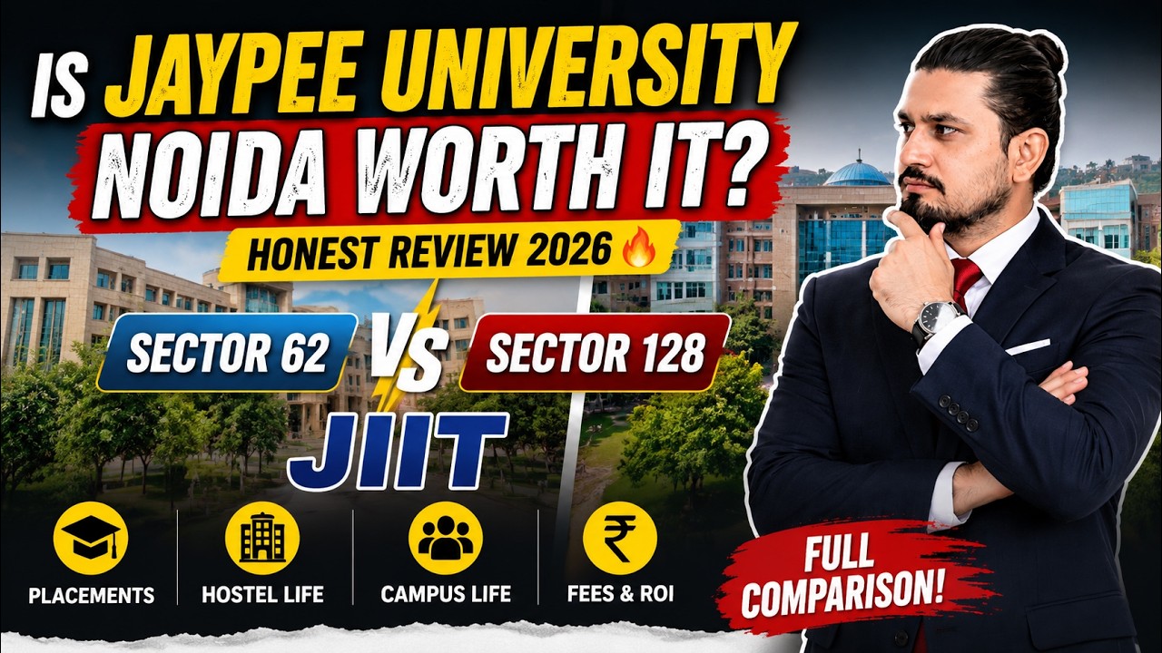 Is Jaypee University Noida Worth It? Honest Review ! Jaypee Noida Sector 62 vs Sector 128 Full !JIIT