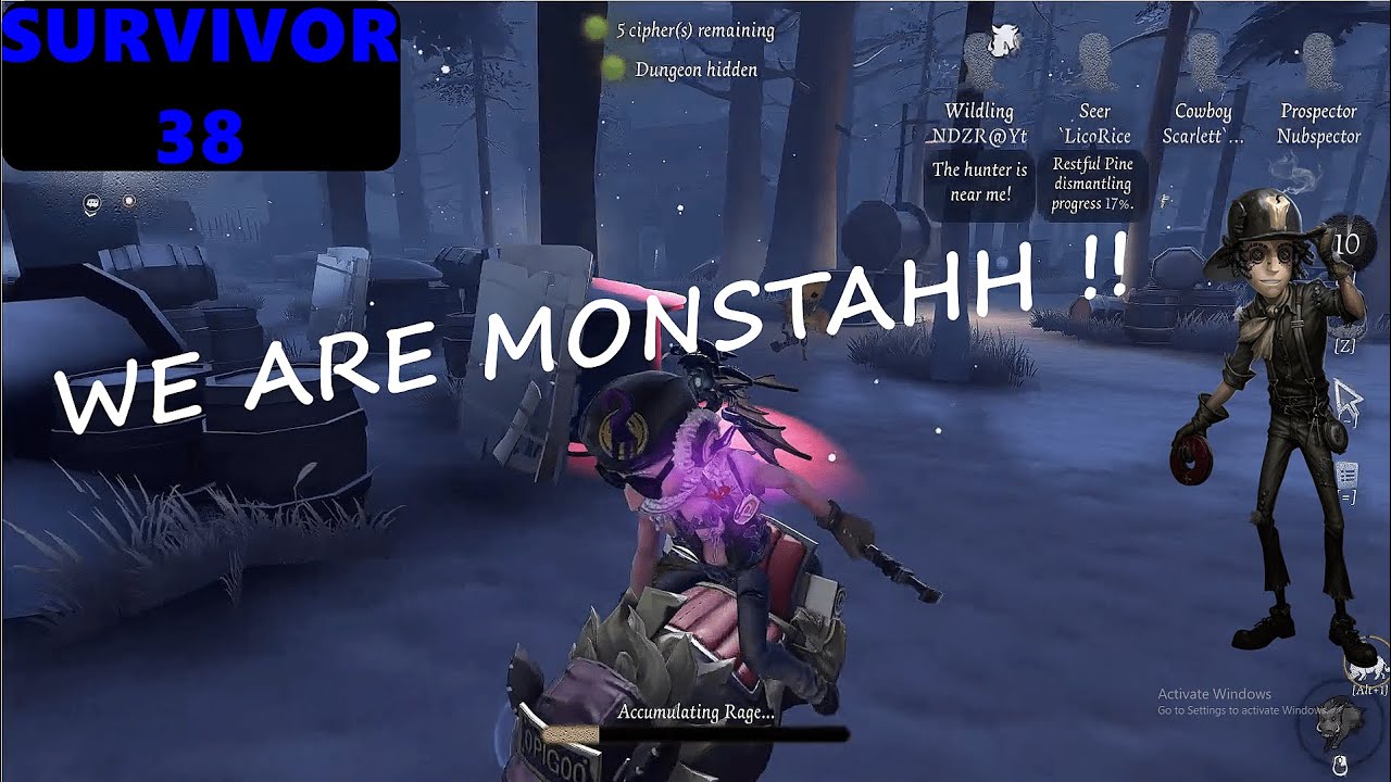 Nubspector Ft. NDZR Chill Match !! | Survivor #38 { Identity V }