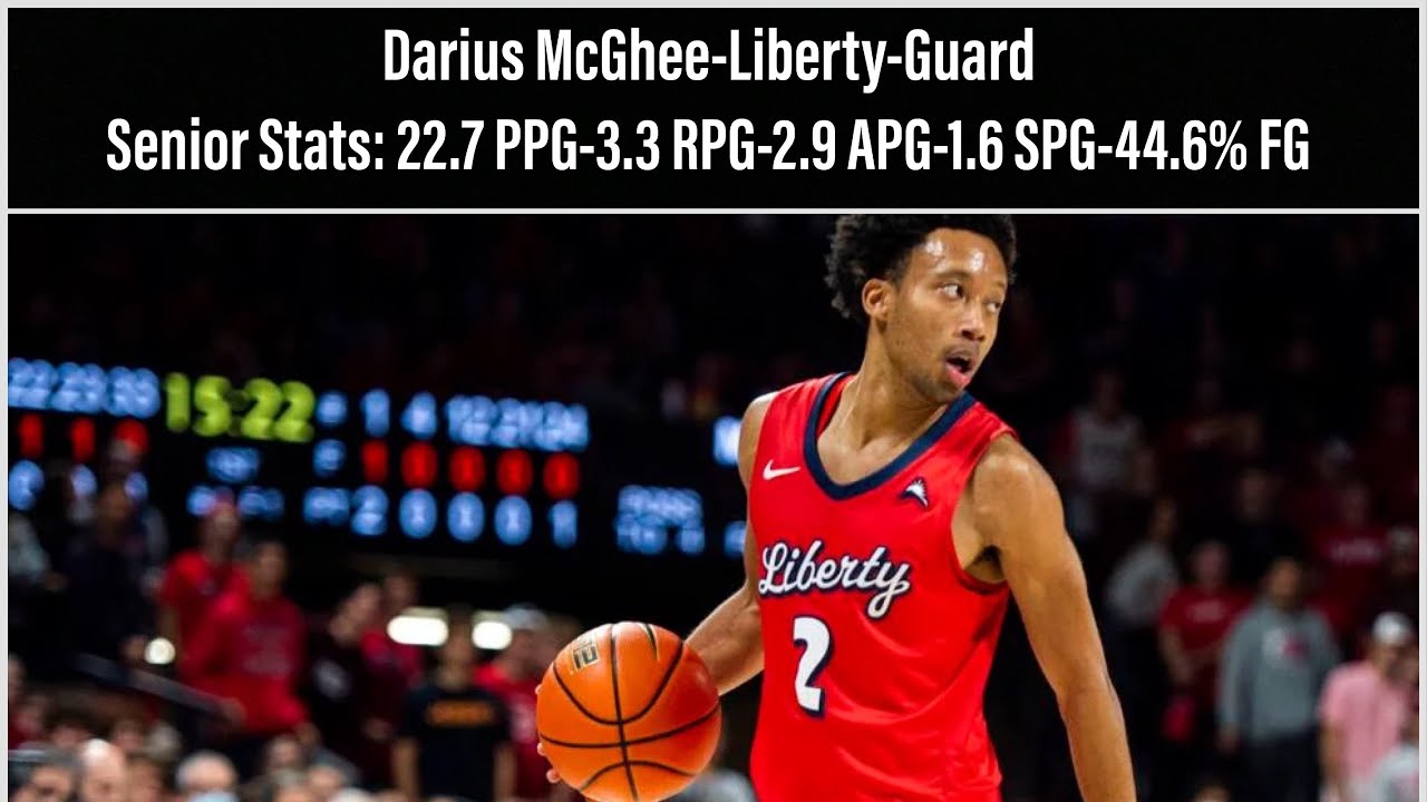 Darius McGhee Senior Season Highlights-Liberty Guard-2022-2023 College Basketball Highlights