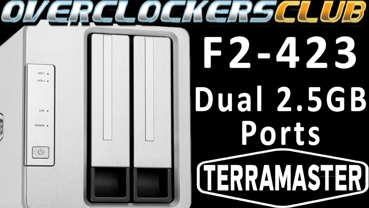 Overclockersclub checks out the F2-423 from TerraMaster!