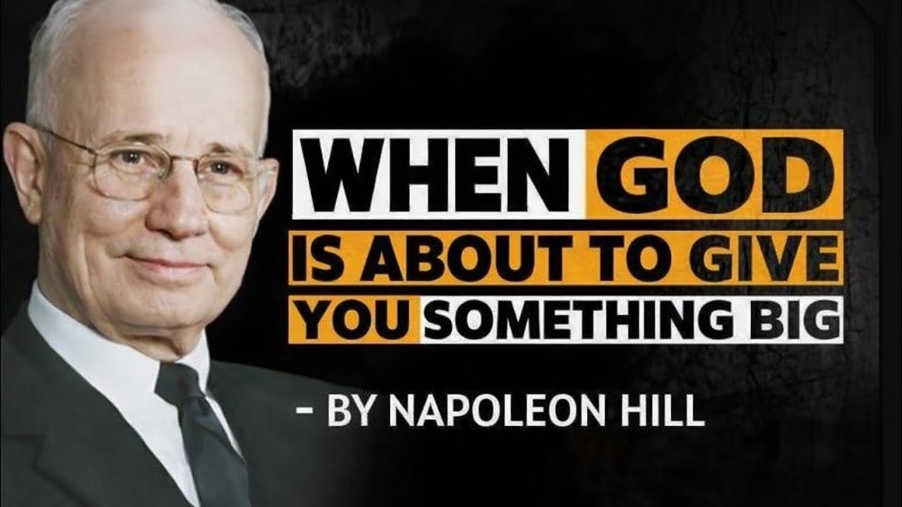 WHEN GOD IS ABOUT TO GIVE YOU SOMETHING BIG | NAPOLEON HILL MOTIVATIONA