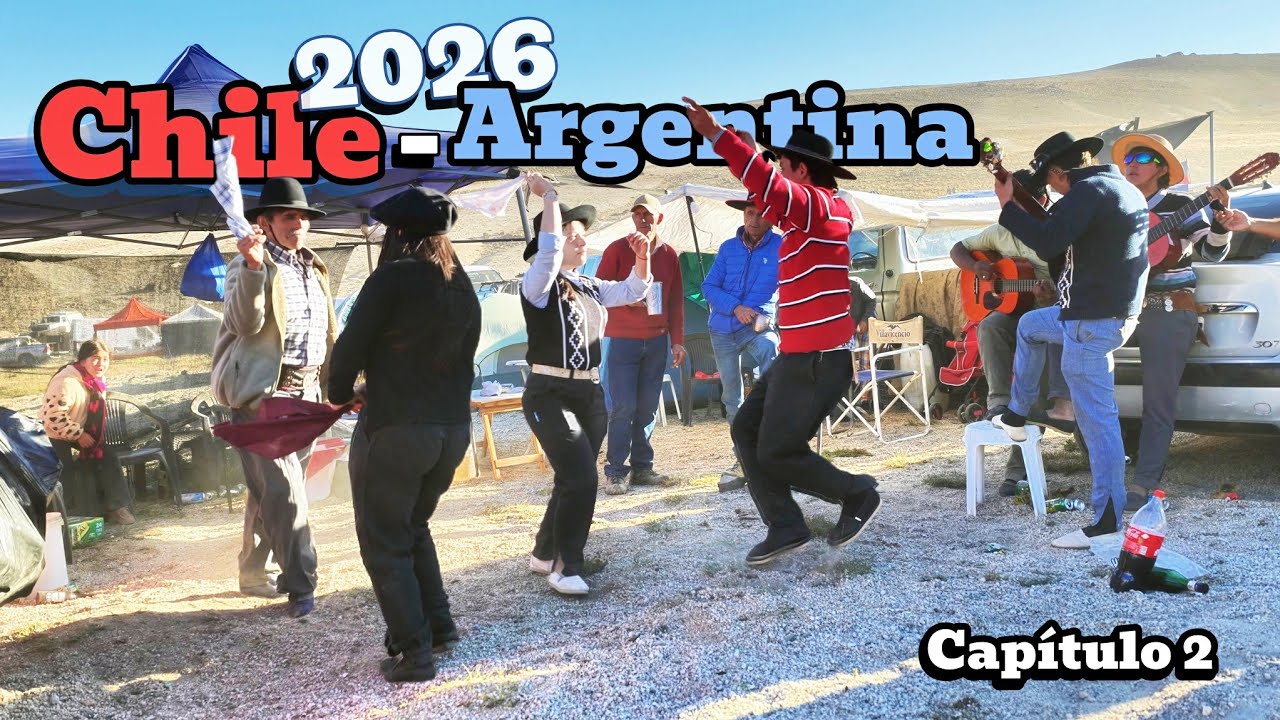 Encuentro de hermandad Chile - Argentina como se viven 3 días de fiesta en lo alto de la cordillera