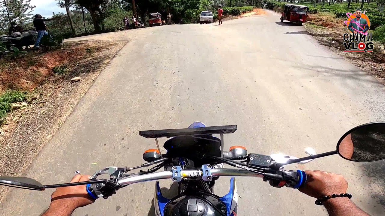 Police Barrier 👮️ - YAMAHA XT250X POV | Chamil Vlog