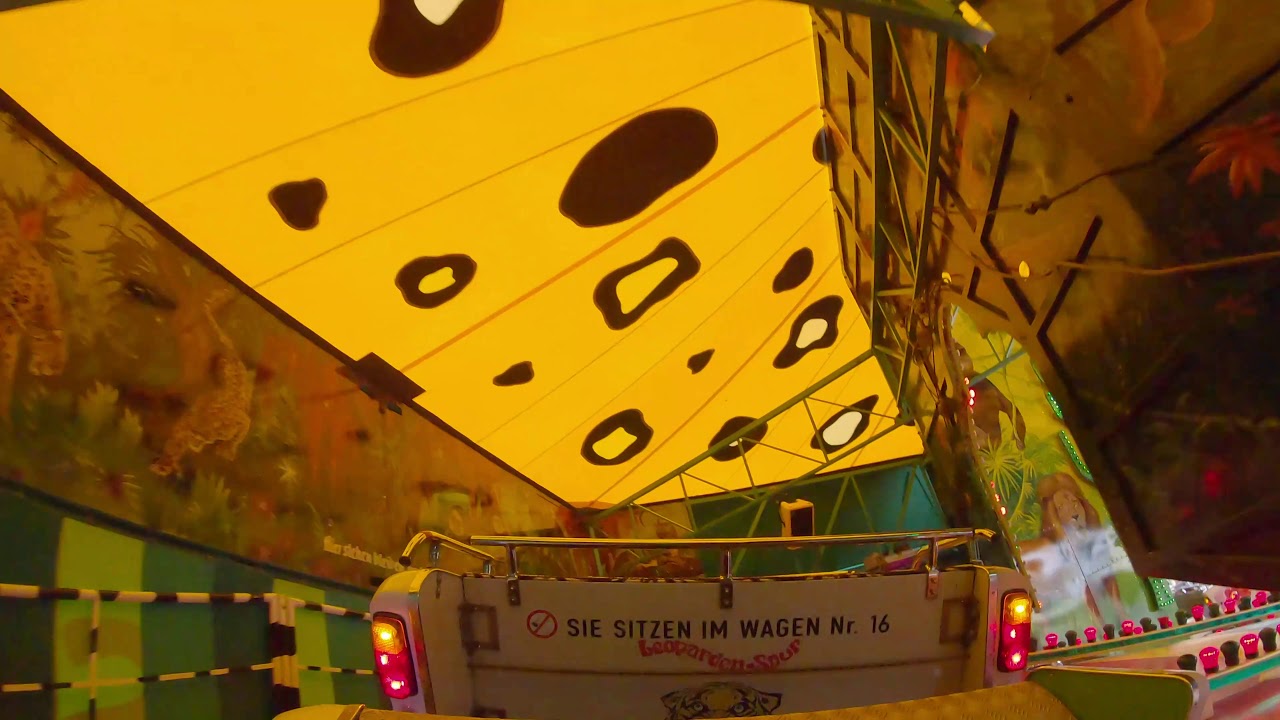 Kirmes Fahrgeschäft Leoparden Spur Volksfest Ingolstadt 2019 Onride