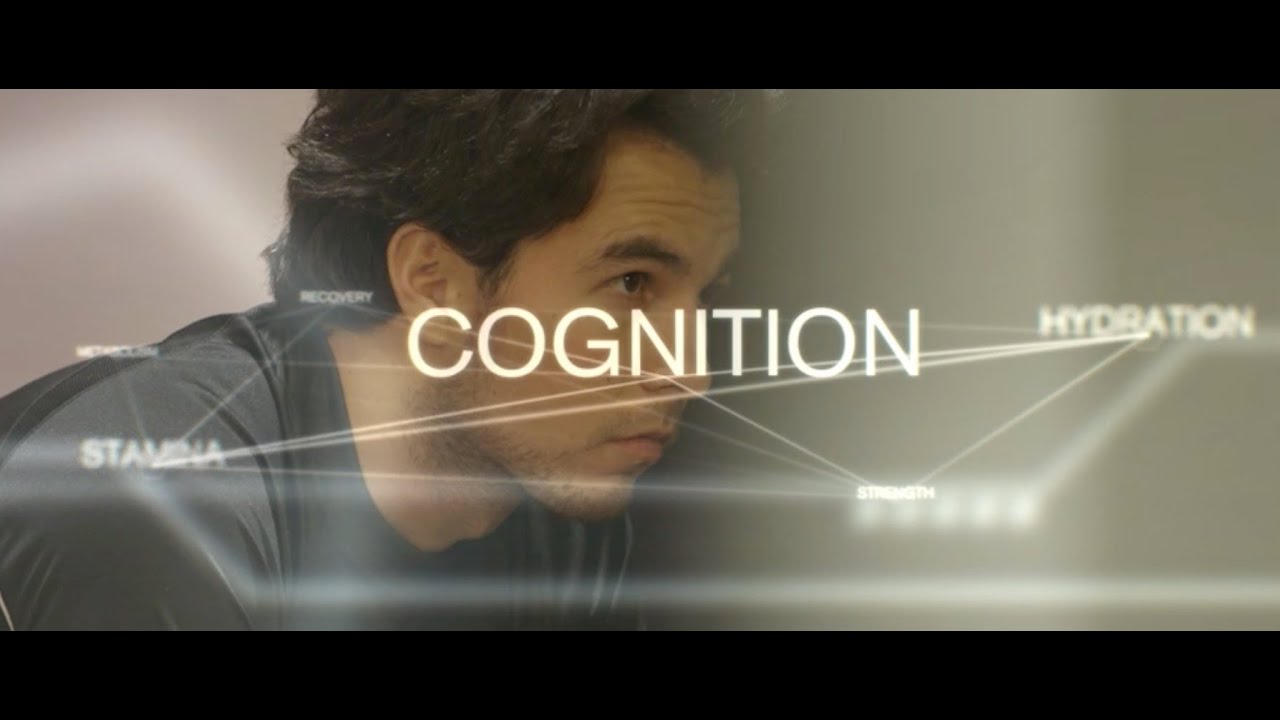 Sergio Perez at the GSK HPL undergoing cognition tests