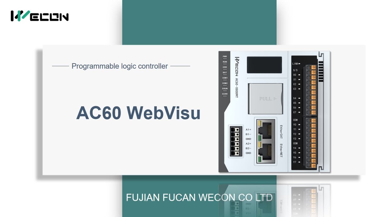 Day3 AC60 WebVisu #wecon #plc#codesys