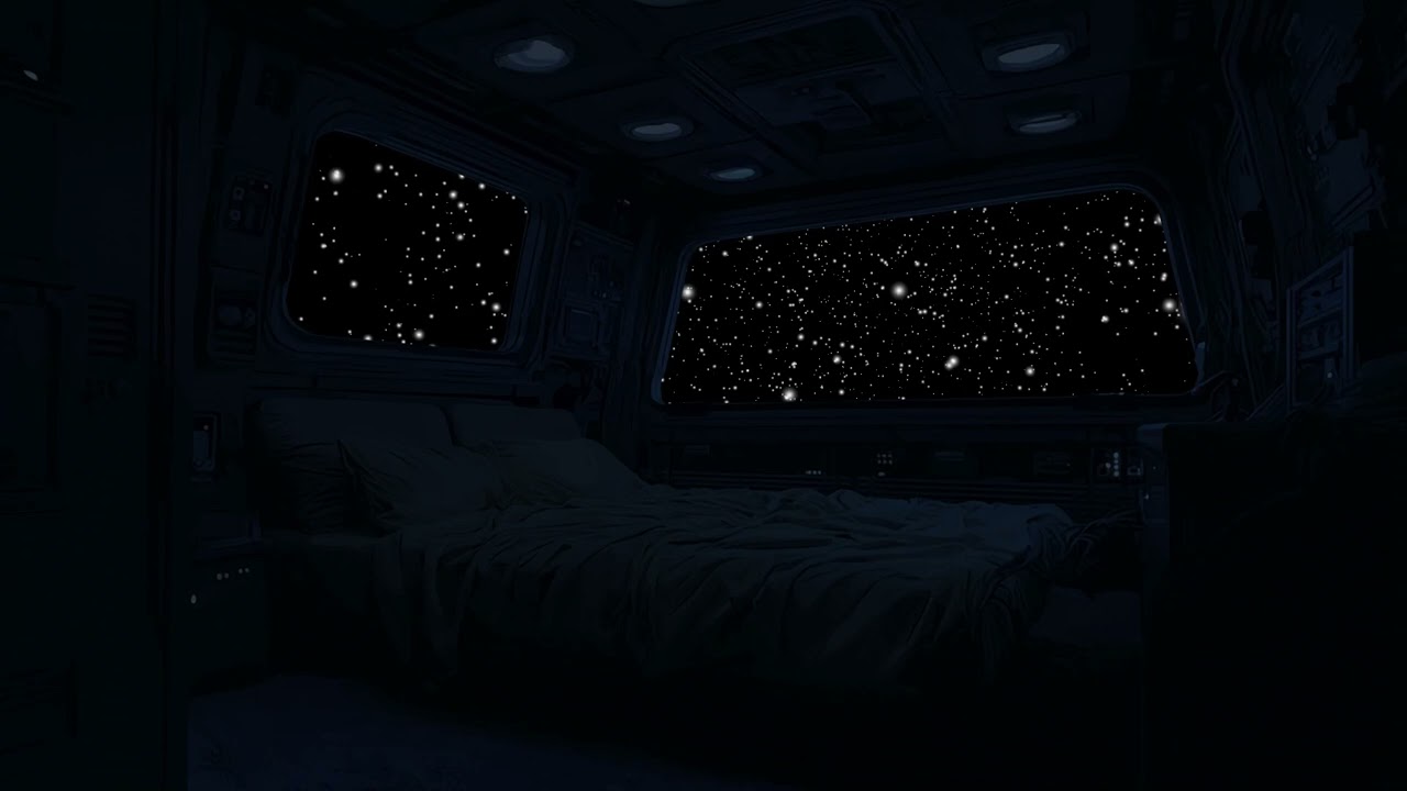 🚀 Cosmic White Noise in Dark Space | Sleep, Focus & Deep Relaxation Soundscape