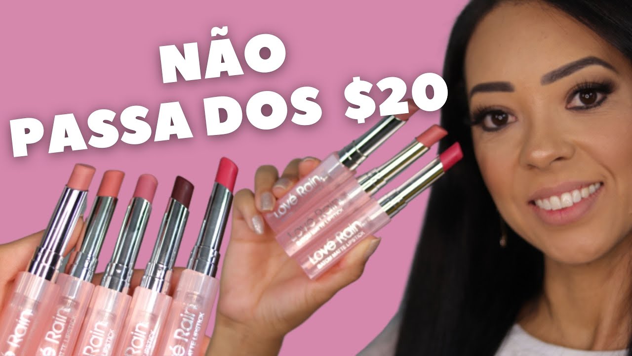 TESTANDO BATONS QUE N&Atilde;O PASSA DOS 20 REAIS