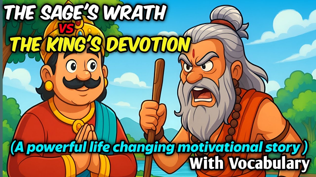 The Sage's Wrath vs The King's Devotion  | English Story | English Story With Vocabulary |Motivation