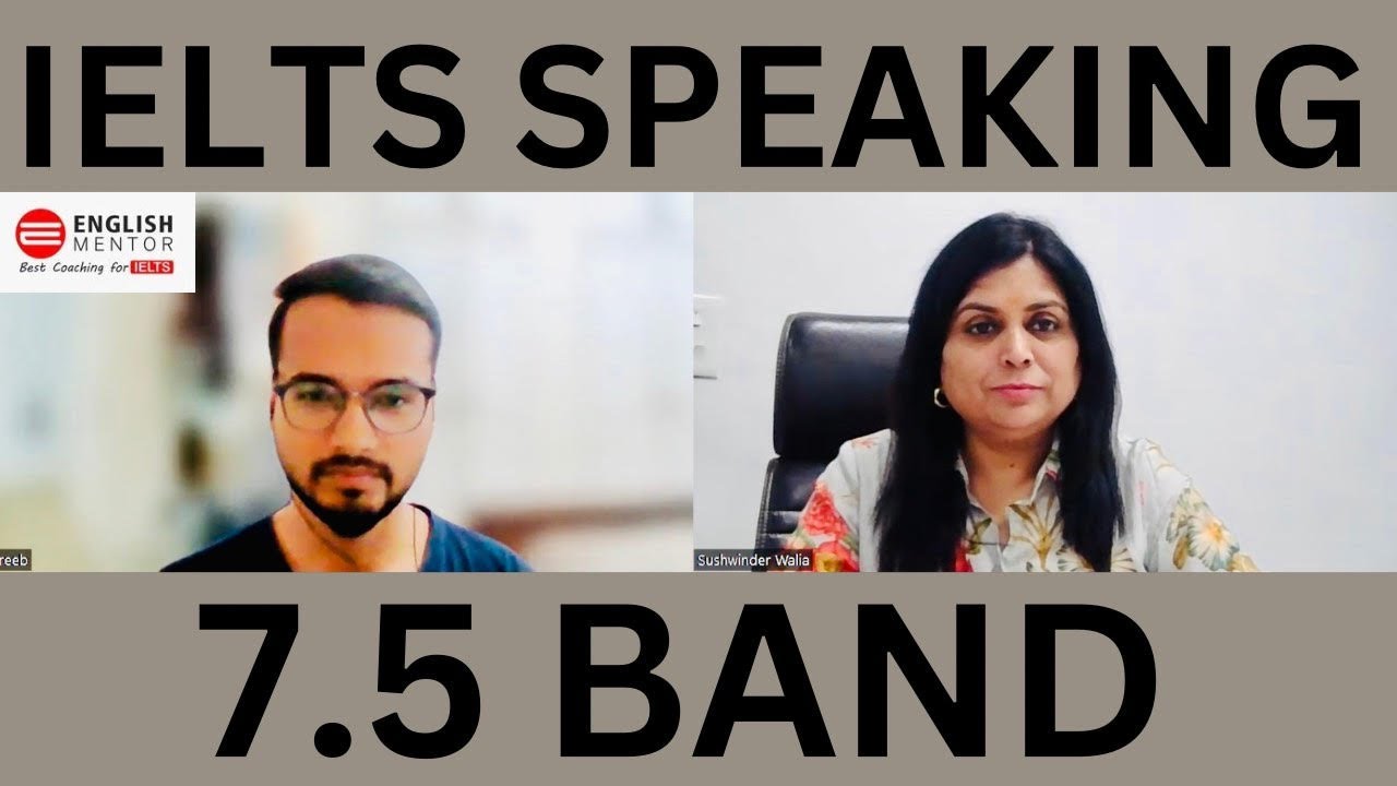 7.5 Video Call IELTS Speaking Test