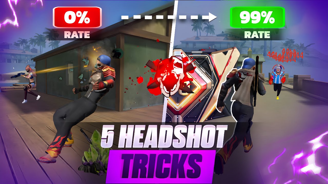 Free Fire One Tap Headshot Trick 🔥 99% Auto Headshot Secret 2025!!