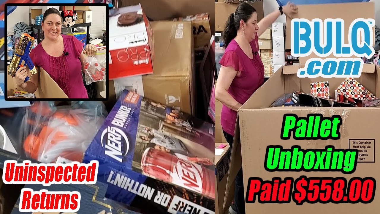 Bulq.com Pallet Unboxing I Paid $558.00 for Uninspected Returns from Liquidation. Will I make Money?