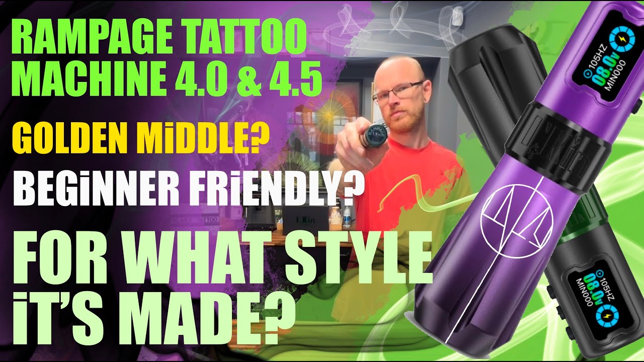 RAMPAGE TATTOO MACHiNE - iNK iN