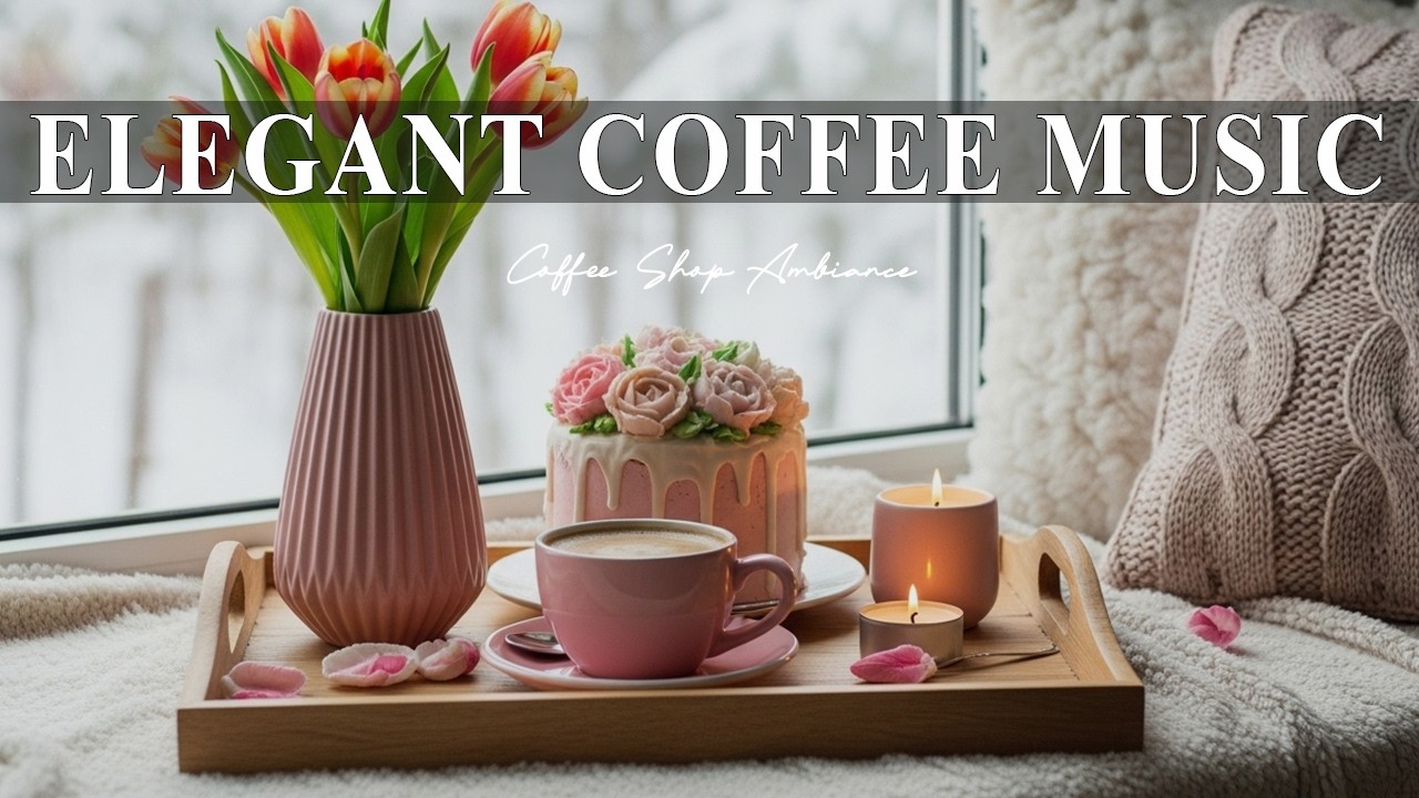 Elegant Coffee Music Bossa Nova Jazz & Coffee Shop Vibes ~ Warm Piano for Relaxing Ambiance