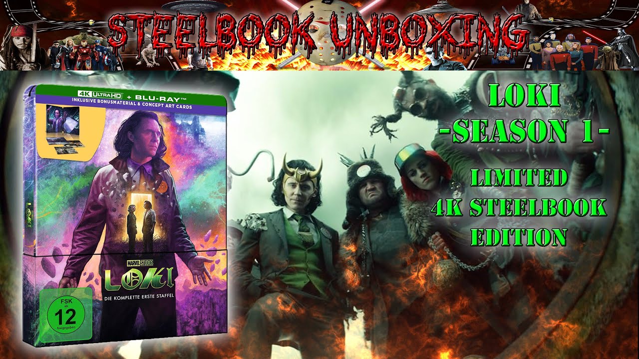 Unboxing - LOKI - SEASON 1 - 4K Steelbook