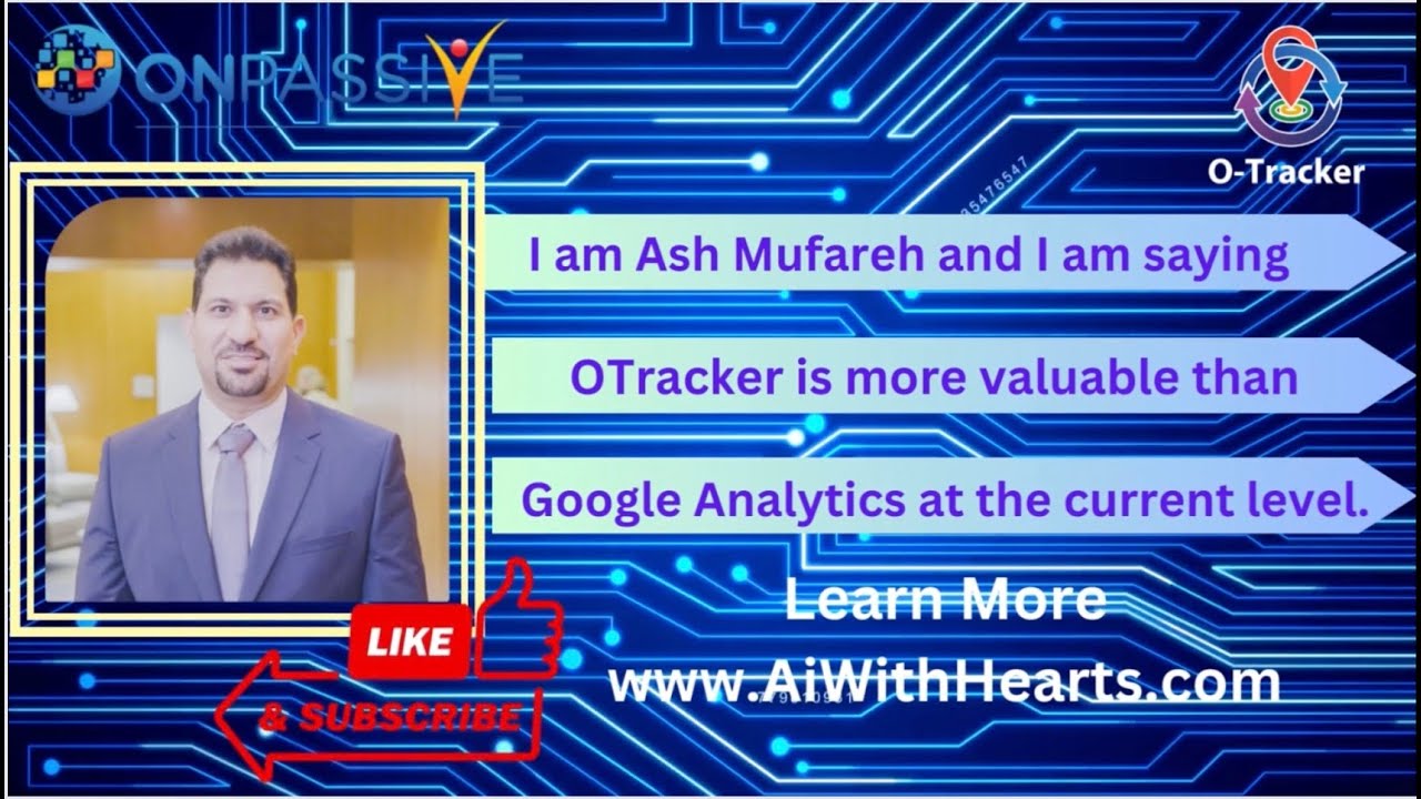 #ONPASSIVE WHAT IS #OTRACKER? #ASHMUFAREH #JULIENGUYEN #COOLAIHUB.COM #AIPRODUCTS #IT #AIWITHHEARTS