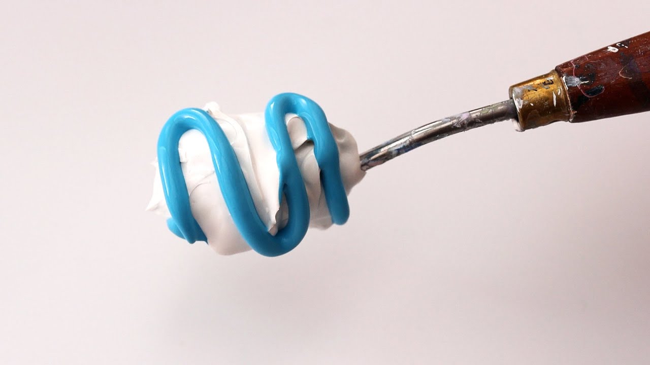 Рисование без кисти?! Веселый и креативный метод рисования #578