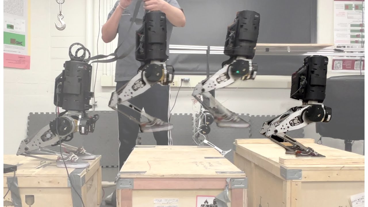 Continuous Dynamic Bipedal Jumping via Adaptive-model Optimization