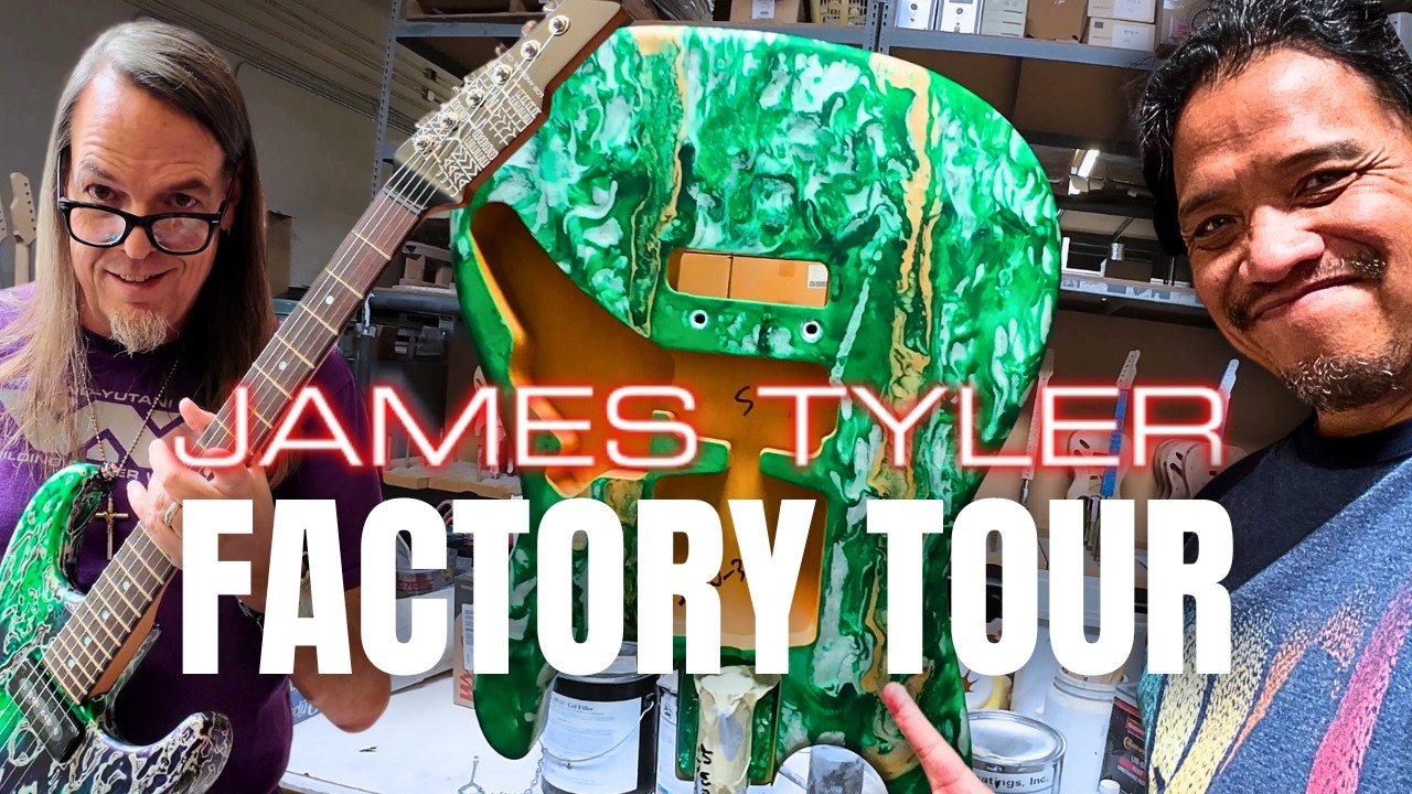 UNFILTERED James Tyler Guitars Factory Tour!