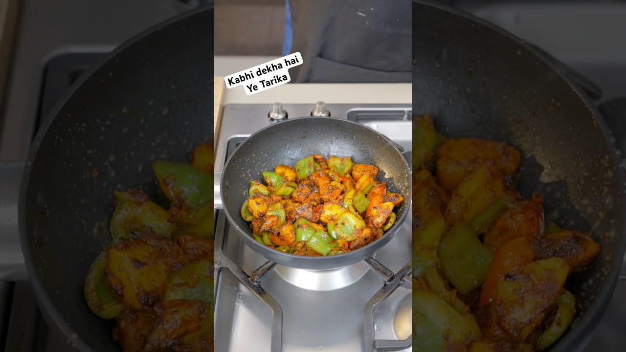 Special Masale Wali Aloo Shimla Mirch Ki Sabzi #bharatzkitchen #food #recipe
