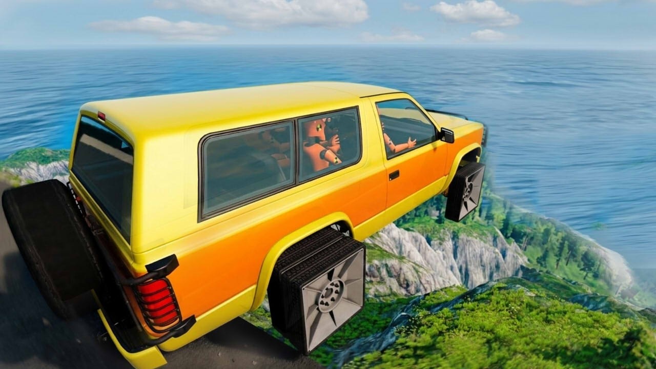 Cliff Drops #1 - BeamNG Drive