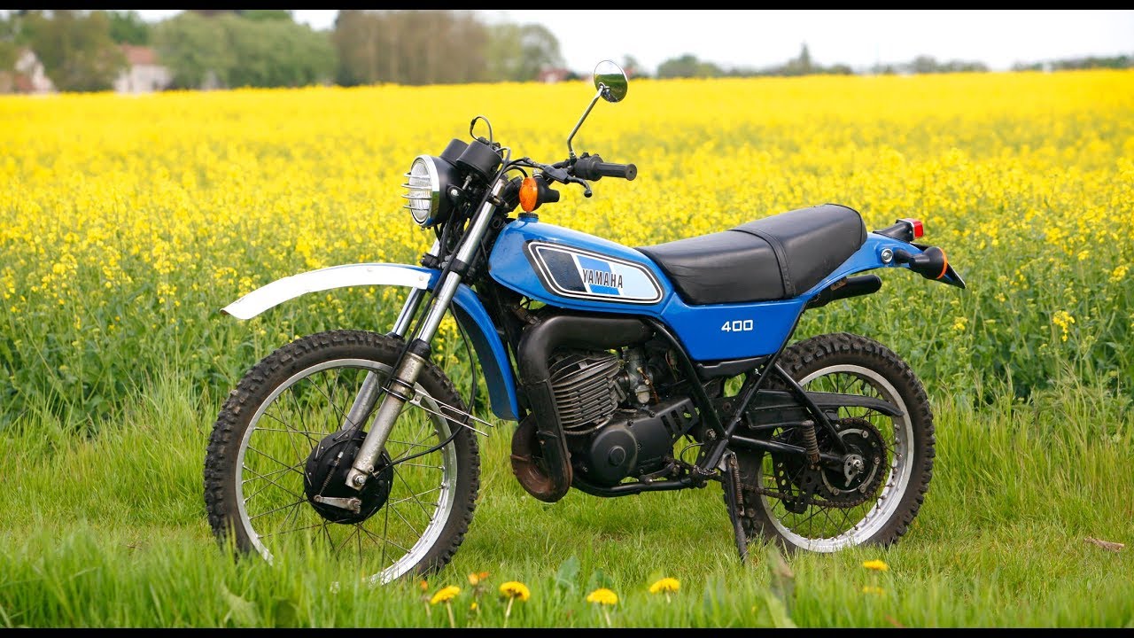 1977 Yamaha 400 DTMX, the first monoshock trail bike
