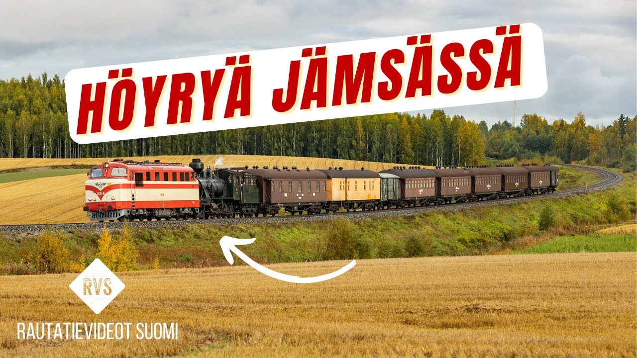 Höyryjunia Jämsässä ja Pirkanmaalla 18.9.2022