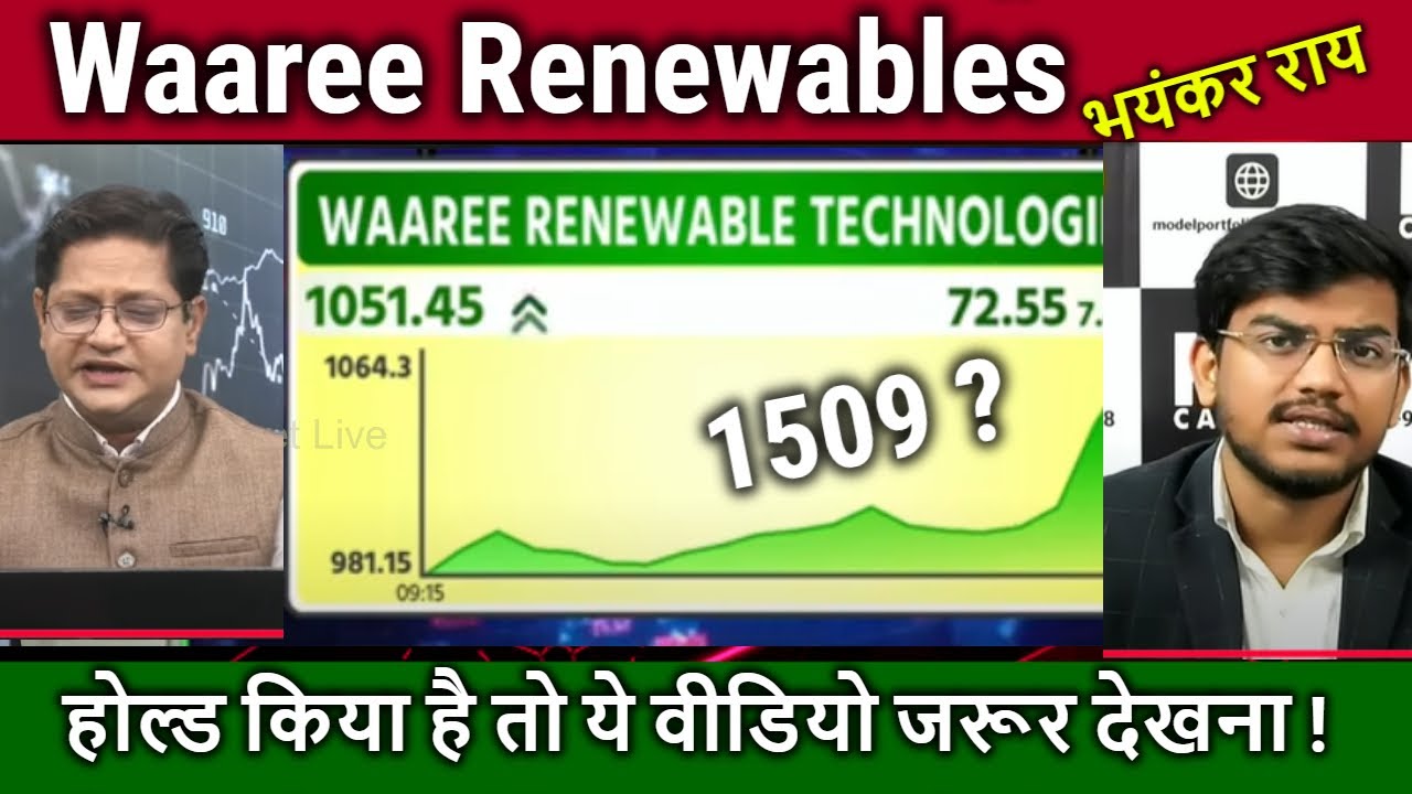 Waaree Renewables share latest news,hold or sell ?,waaree renewable energy latest news,target 2030