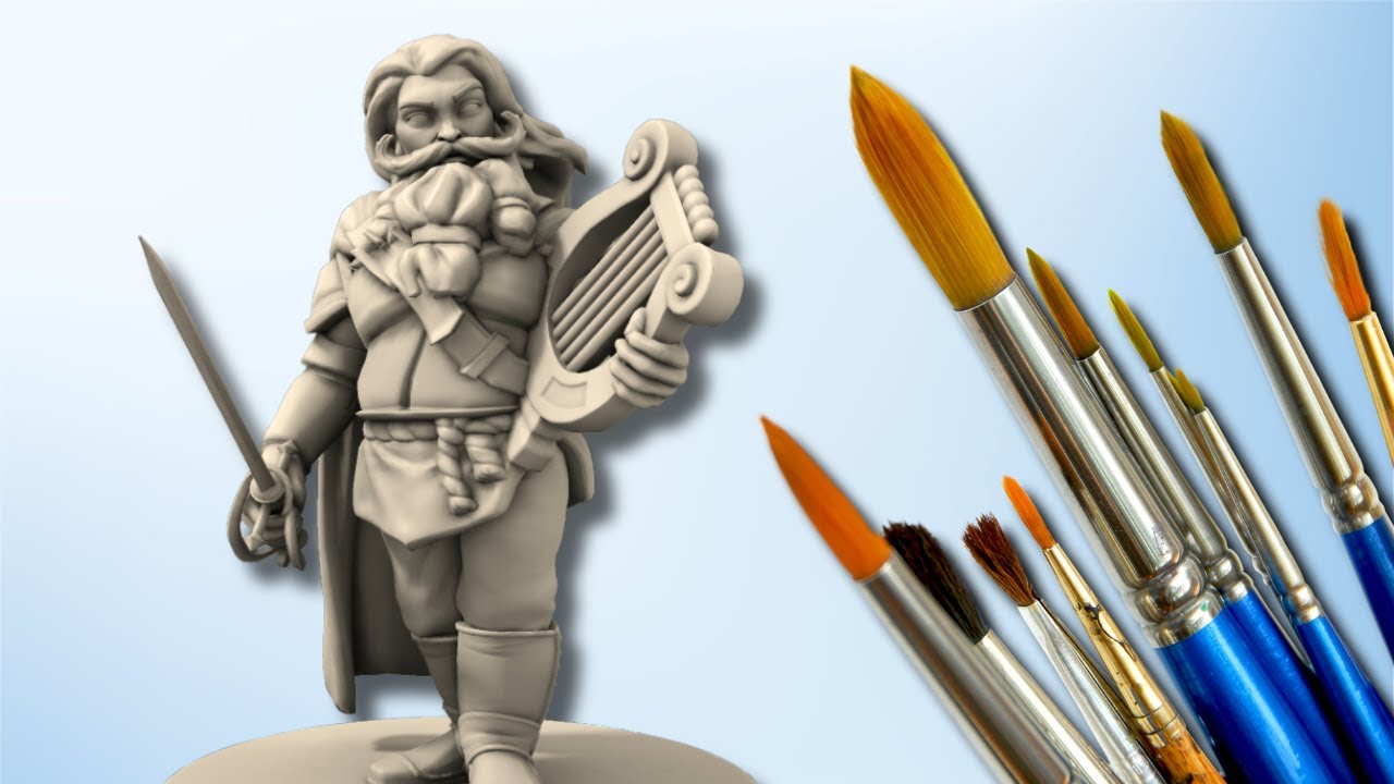 Calm Miniature Painting | Relaxing Music for Creative Focus & Tranquility - Dwarf Bard