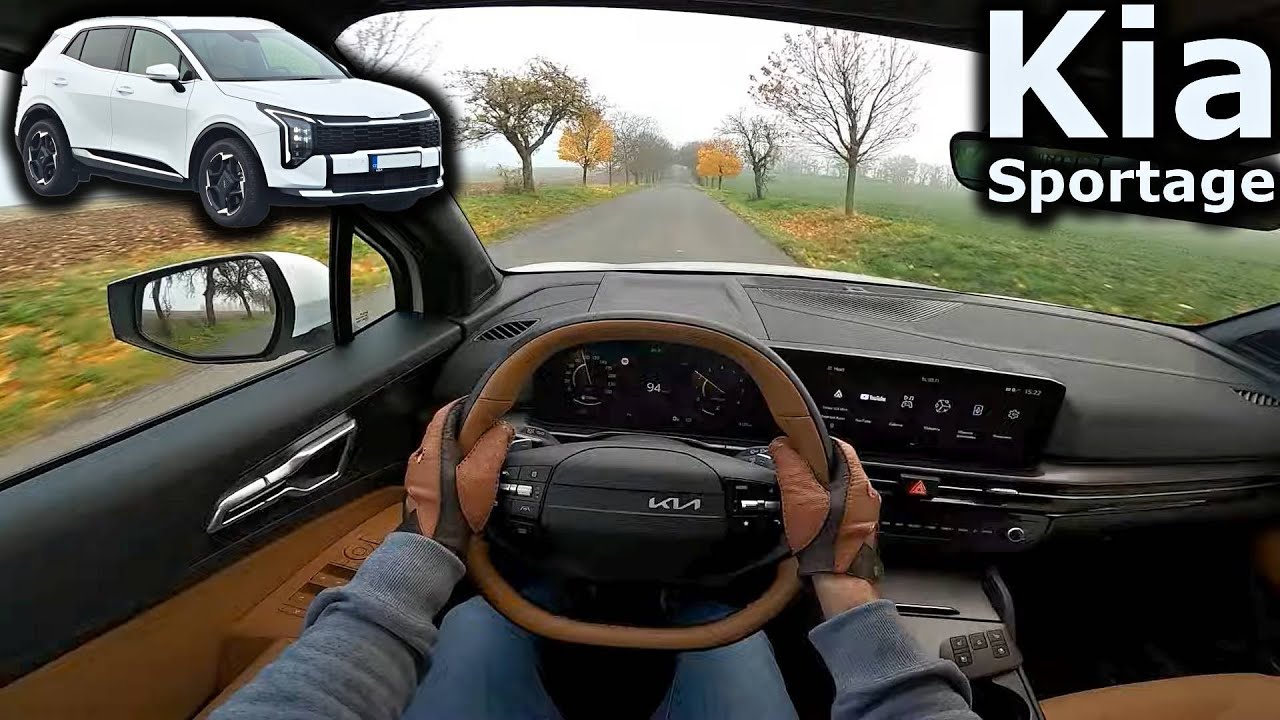 2025 Kia Sportage 1.6 T-GDI 7DCT | facelift | POV driving