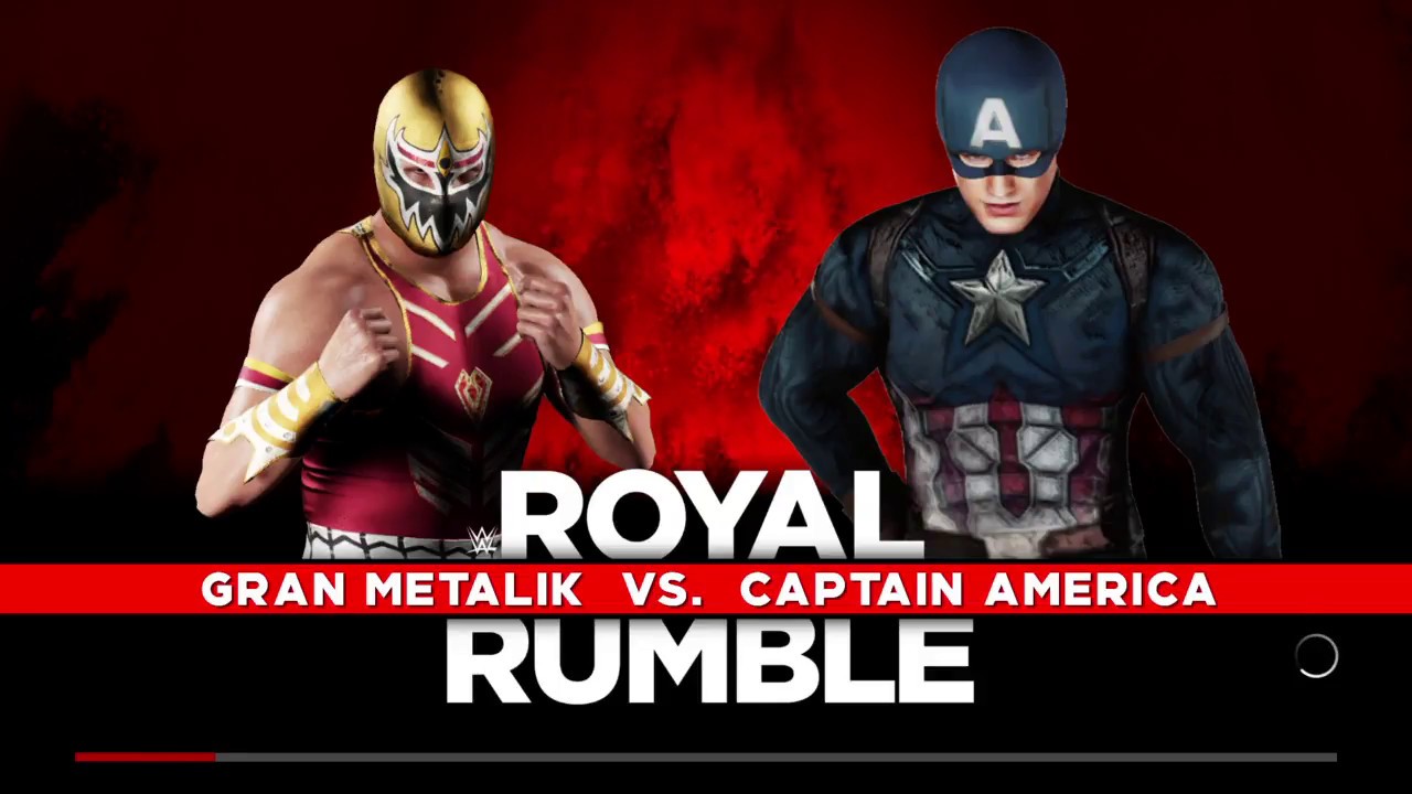 WWE 2K18 Gran Metalik VS Captain America Requested 1 VS 1 Ironman Match