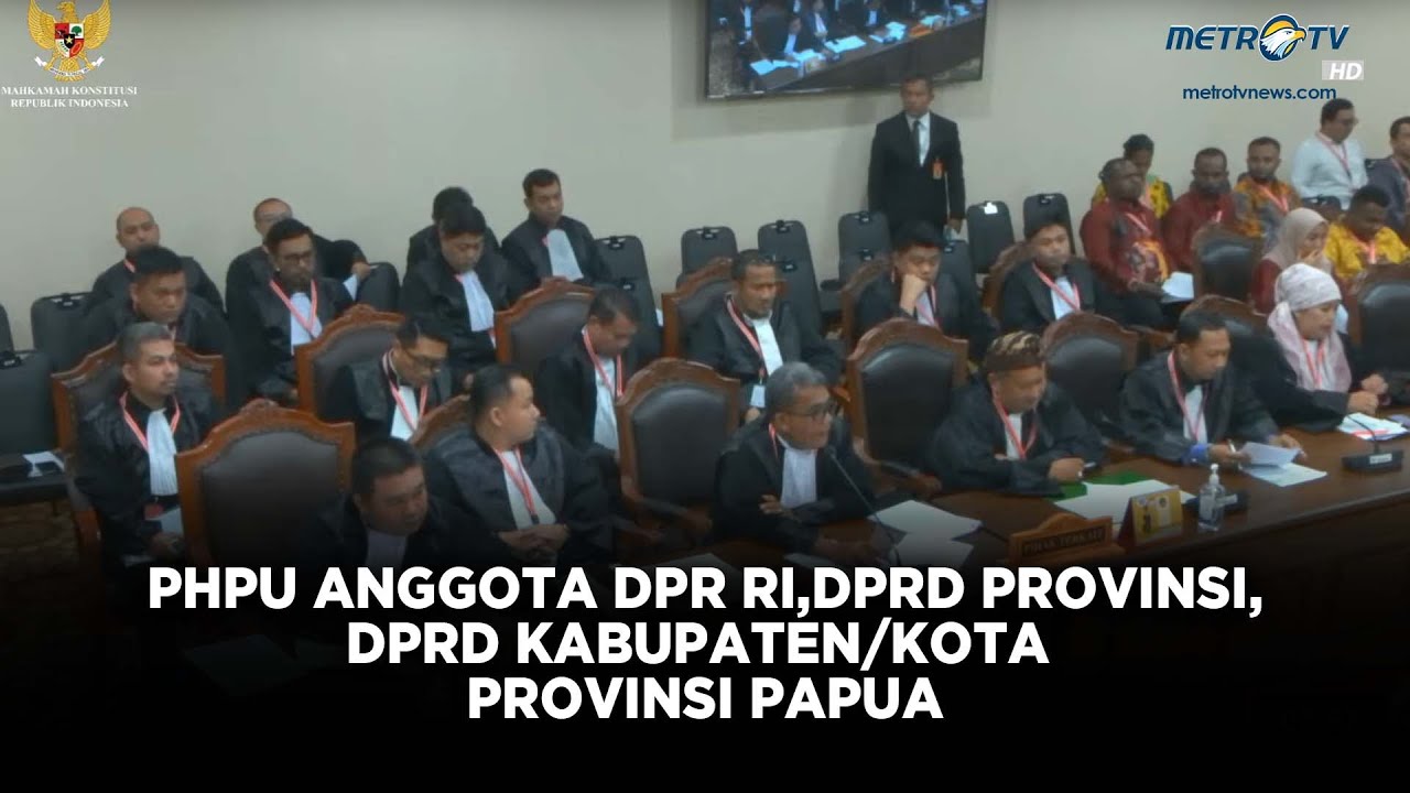 [LIVE] SIDANG PANEL 2, PHPU ANGGOTA DPR RI,DPRD PROVINSI, DPRD KABUPATEN/KOTA PROVINSI PAPUA