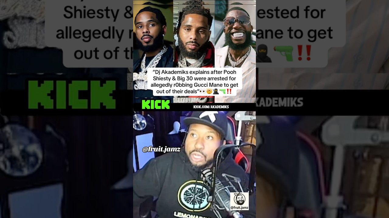 #djakademiks says Pooh Shiesty was ARRESTED for Robbing Gucci😳 #poohshiesty #lildurk #guccimane