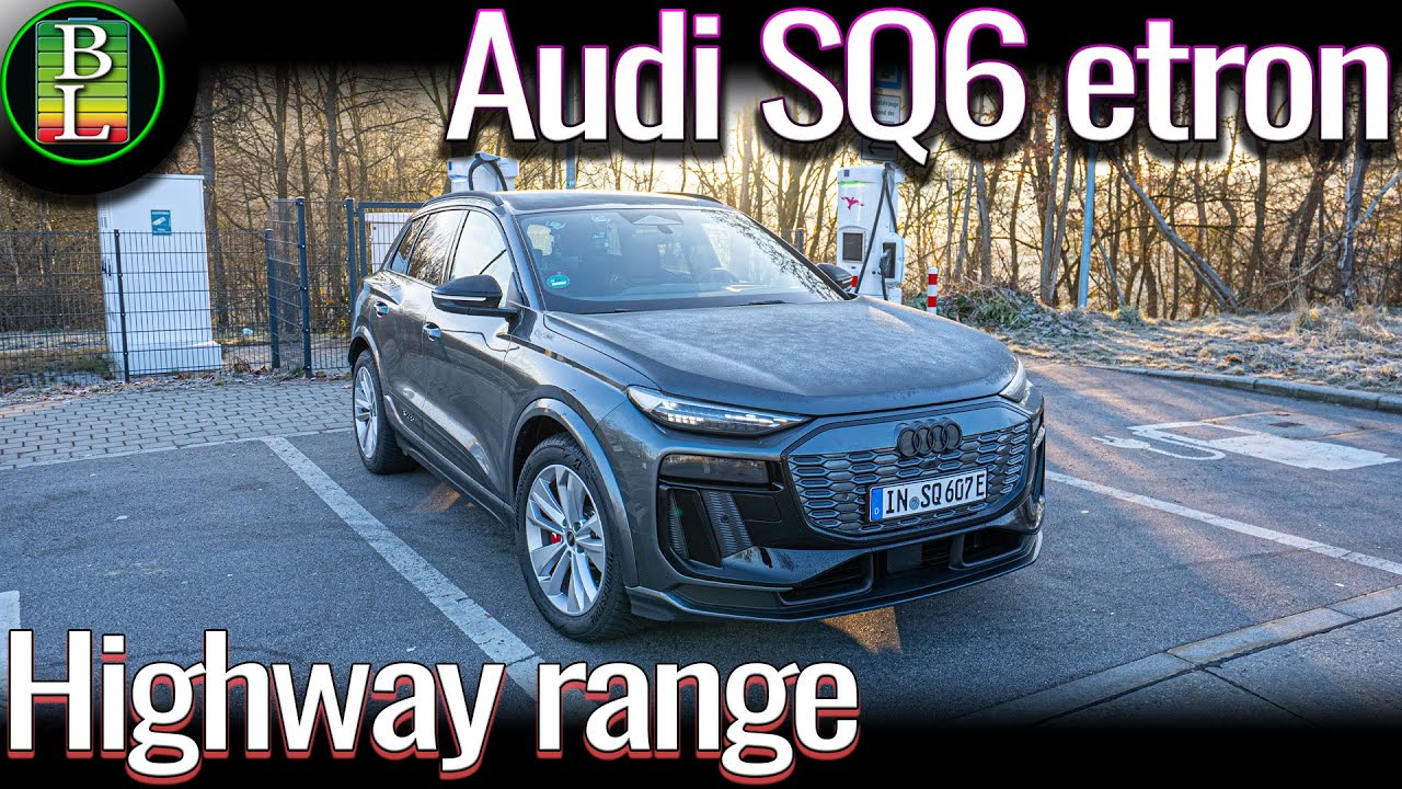 Audi SQ6 E-tron (95kWh) - 130 km/h (81 mph) range test