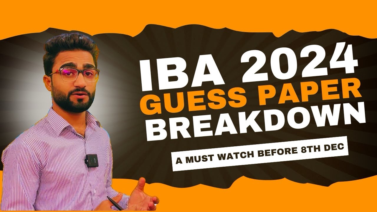 IBA Reconduct MDCAT 2024 | Detailed Guess Paper Discussion | Physics by Sir Muzamil R B