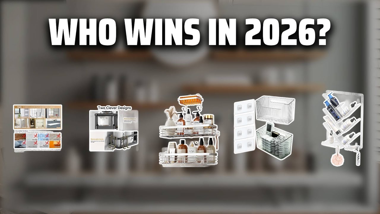 The Top 5 Best Shower Organizer in 2026 - Must Watch Before Buying!